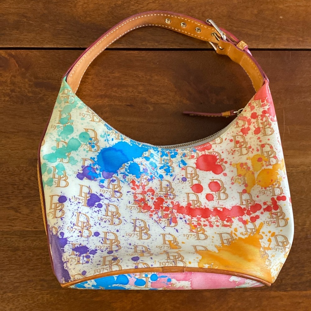 Dooney & Bourke Paint Splattered 1975 bag